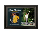 Golf - Jack Nicklaus "The Golden Bear" Signed & Framed 8x10 Photo Display (JSA COA)
