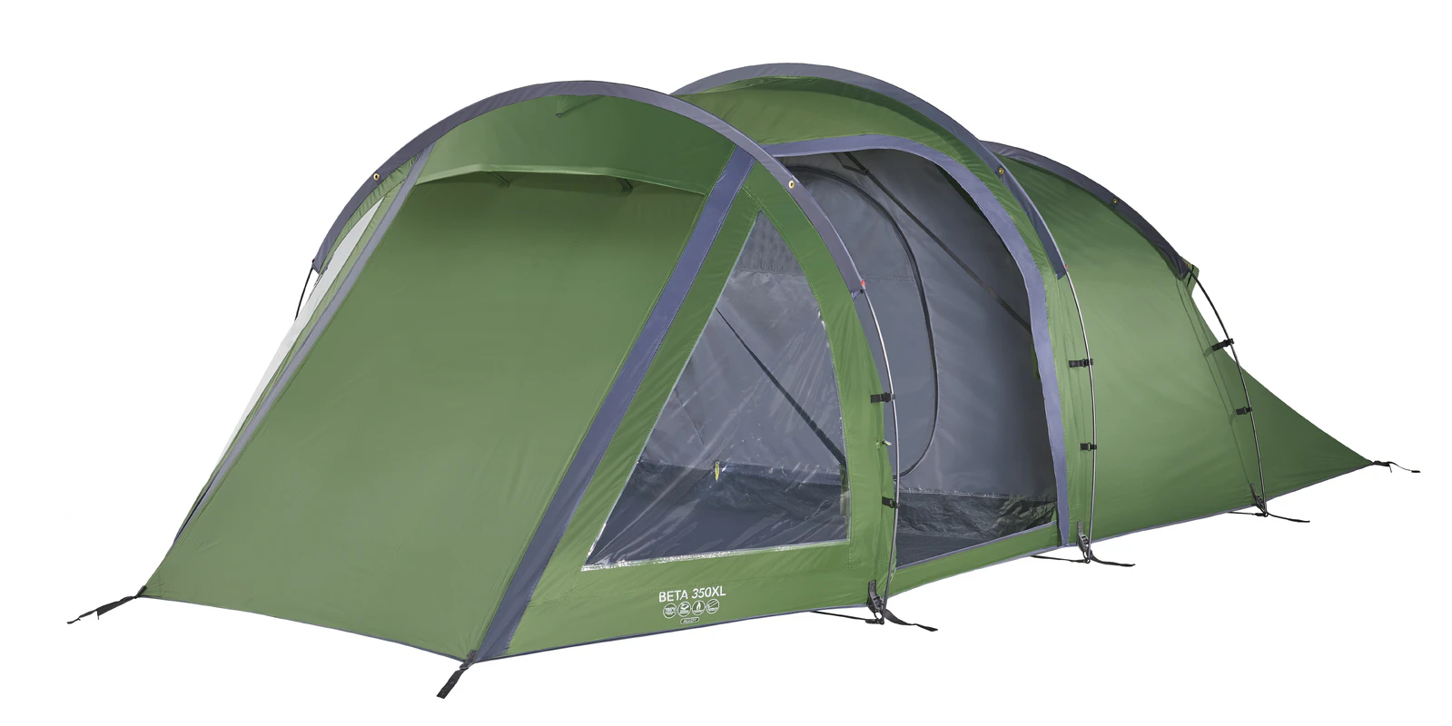 Vango Beta Alloy 350XL with TBS II 3 Person Camping & Hiking Tent - Cactus