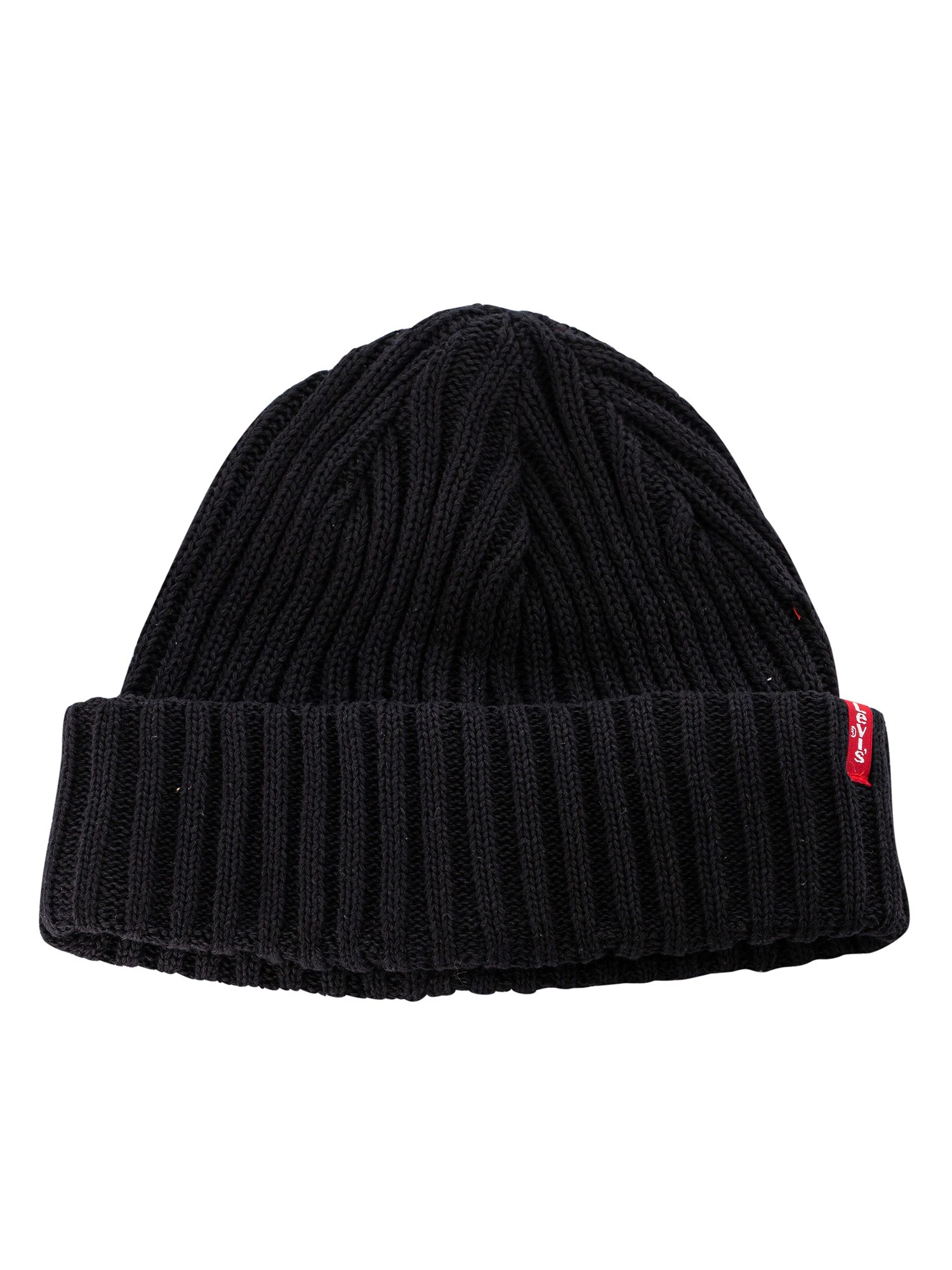 Levi's Men's Ribbed Beanie - Black