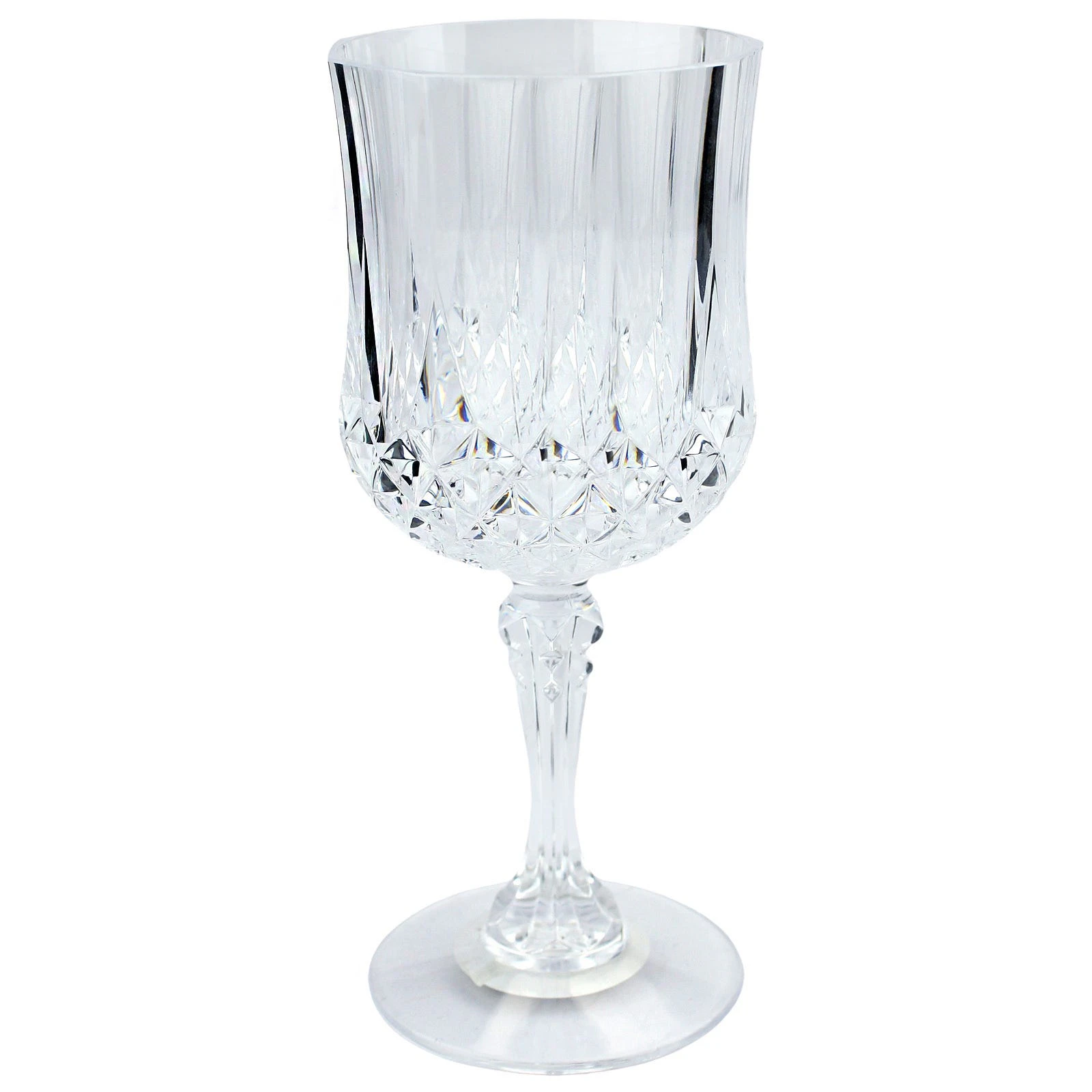 Crystal Look Clear Acrylic Wine Glass 240ml