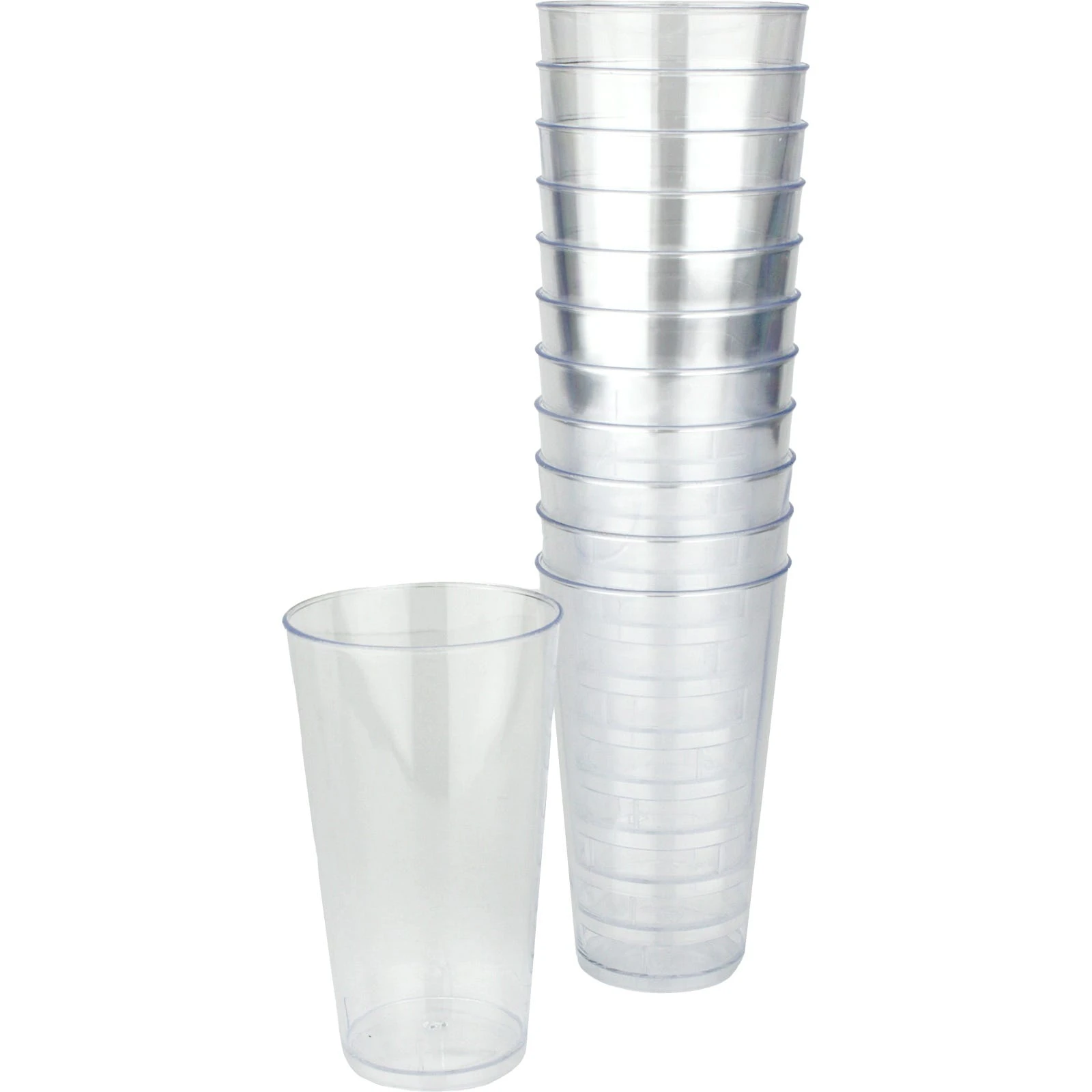 Clear 8cm Cylinder Cocktail Cups (Pack of 12)