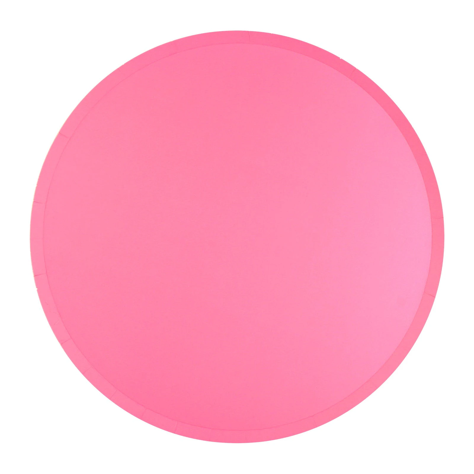 Neon Pink Small Paper Plates (Pack of 12)