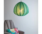 Zaffero 27cm Urchin Abstract Cotton Lantern Pendant Light Home Decor Jade / Blue
