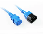 2M Blue IEC C13 to C14 Power Cable [CB-PS-179]