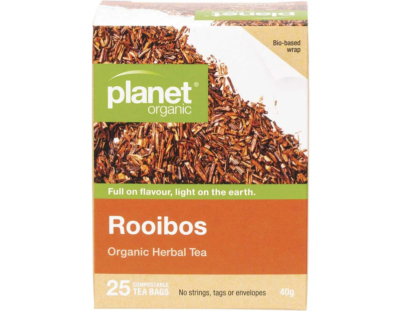 Organic Herbal Tea Bags - Rooibos x25