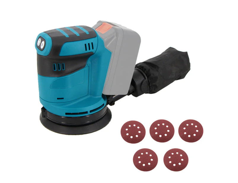 Cordless 125MM Random Orbital Sander Machine Suitable For Makita 18V Battery