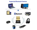 Mini Bluetooth V5.0 USB Adapter Dongle Wireless Receiver for Windows Desktop Computer PC Laptop PS3 Xbox One Supports Mouse Keyboard