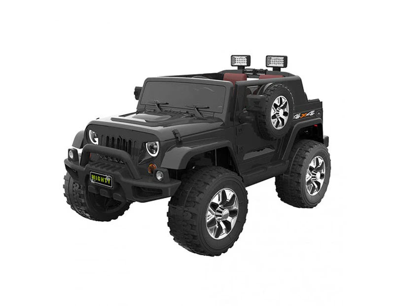 12V Go Skitz  Electric Ride On With Spare Wheel - Black
