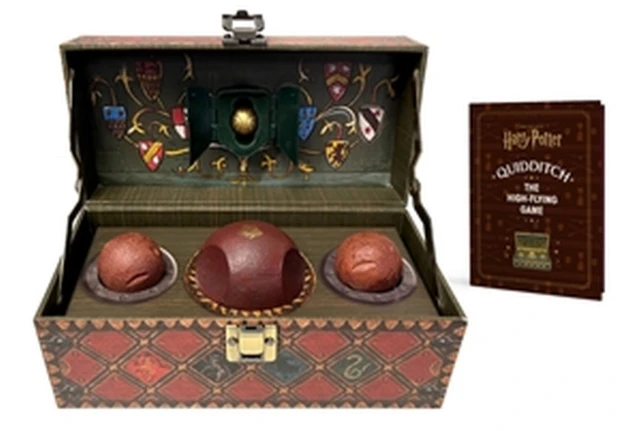 Harry Potter Collectible Quidditch Set Includes Removeable Golden Snitch by Donald Lemke