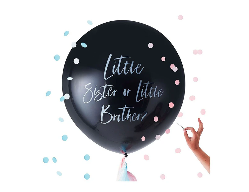 Twinkle Twinkle Giant Gender Reveal Brother Or Sister Balloon