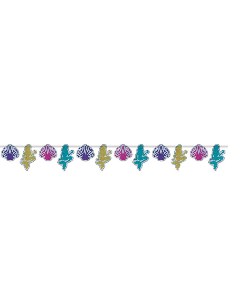 Mermaids and Seashells Banner Party Decoration - New