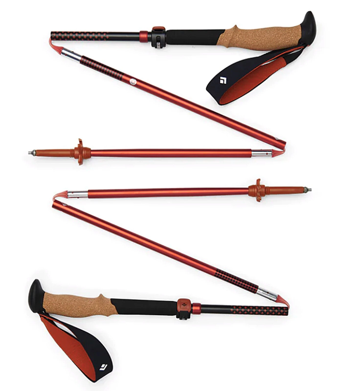 Black Diamond Pursuit FLZ Trekking Poles M/L (125 - 140 cm) - Black / Octane