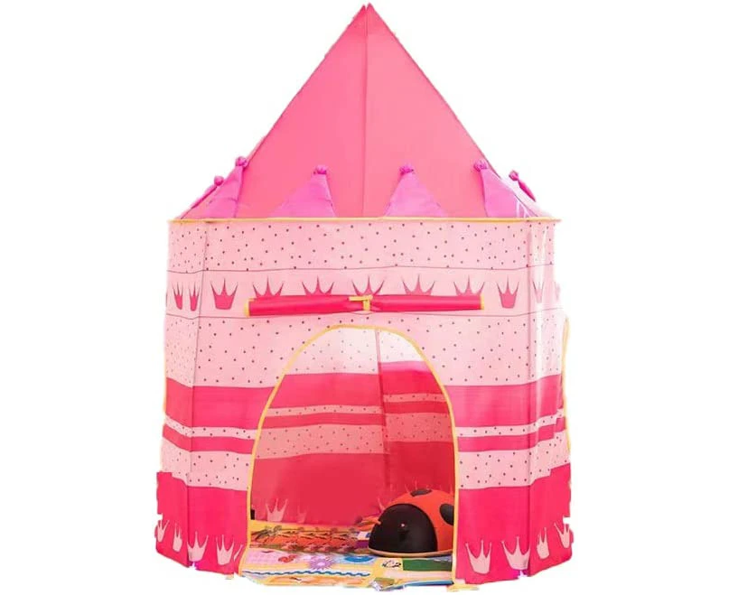 BOOC Kids Play Tent Playhouse Castle Princess Indoor Outdoor Girls Boys Gift (Pink)