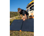 Wildtrak 300W Folding Aluminium Solar Panel Kit Camping/Outdoor Portable Power