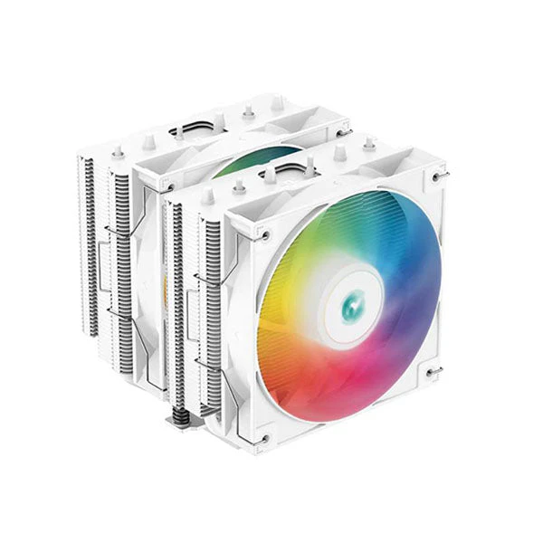 Deepcool Ag620 Argb White Dual Tower Cpu Cooler