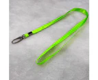 10Pcs Name Card Key Lanyard Metal Clasp Clip Anti-loss Neck Hanging Strap Holder-Random Color