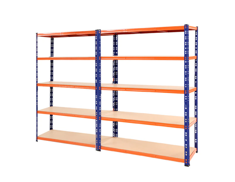 Giantz 2.4MX1.8M Garage Shelving Warehouse Rack Pallet Racking Storage Steel Orange&Blue