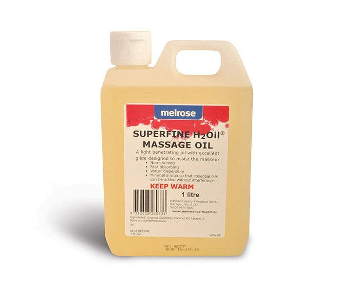 Melrose Super Fine H2Oil Massage Oil 1 litre