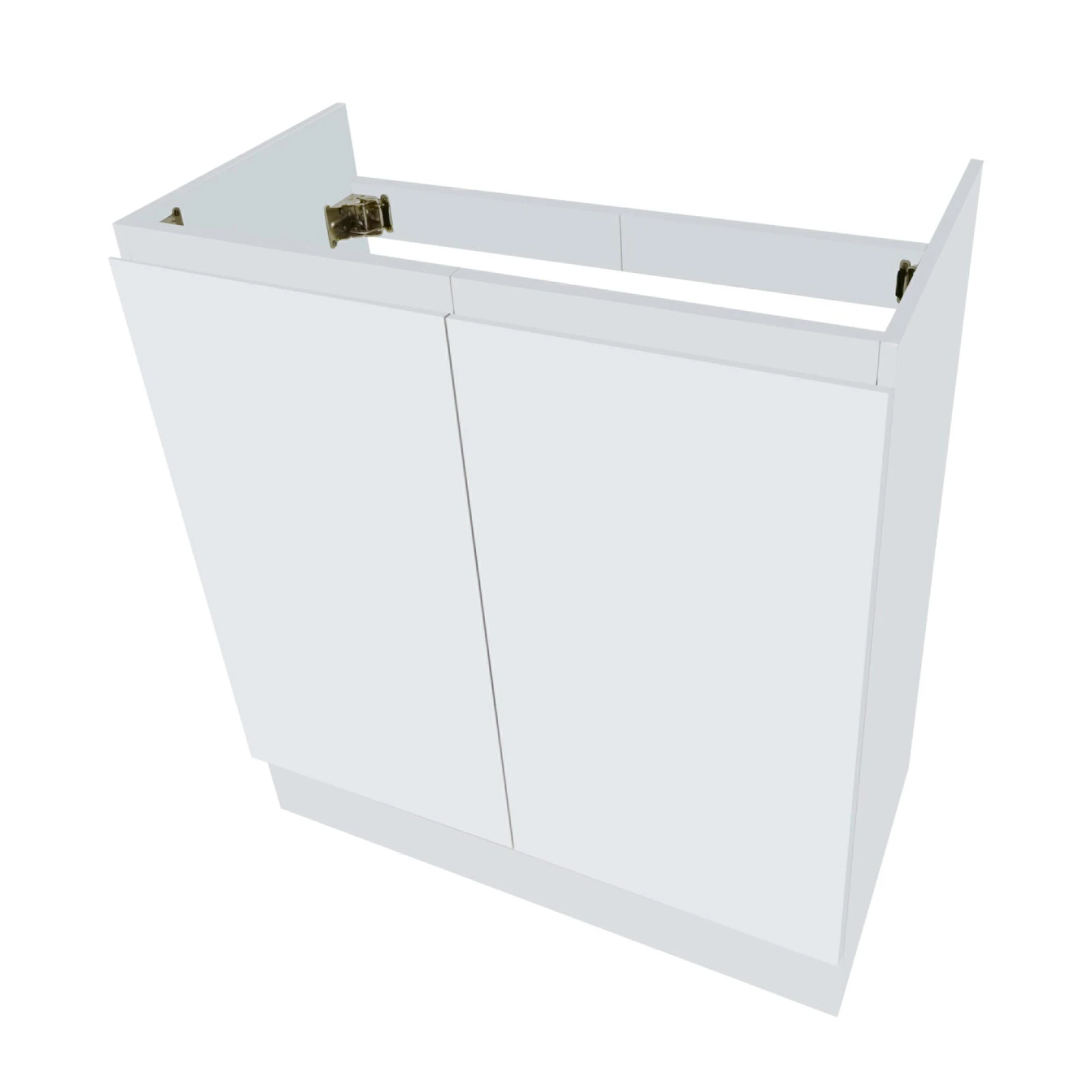 Kwiksemble DIY 750mm Freestanding Bathroom Vanity Cabinet Only - White