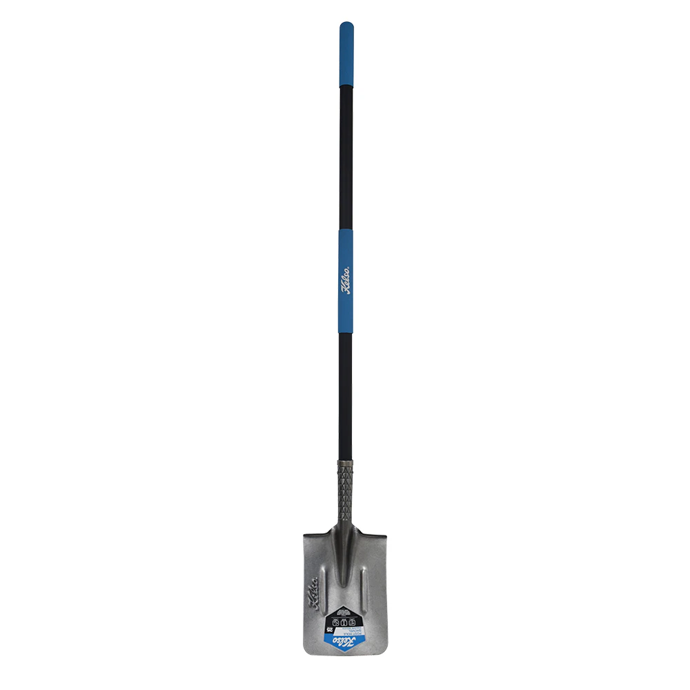 Kelso Shovel Post Hole Square Mouth Long Handle Fibreglass Home/Garden Digging