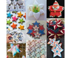 Star Cookie Cutter Set-5 pcs Stainless Steel Five-pointed Star Biscuit Molds Fondant Cake Cookie Cutter Set