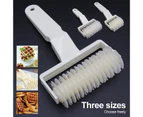 Creative Pizza Paste Lattice Roller Cutter DIY Biscuit Pie Cake Baking Tool-S