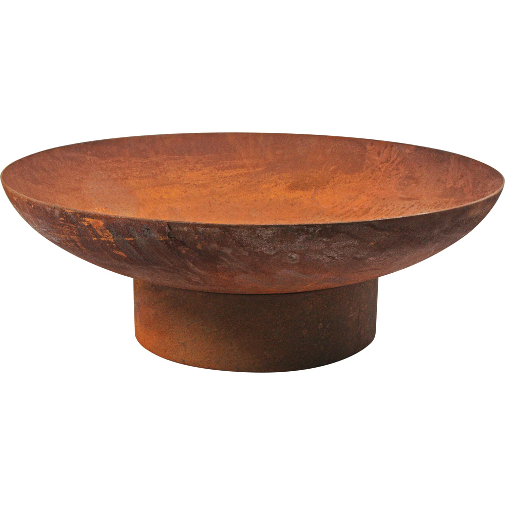 Wildtrak Round 110cm Steel Fire Pit Fireplace Bowl Outdoor Patio Decor Rust