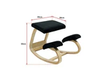 Kneeling Office Chair Ergonomic Rocking Posture Improving Stool