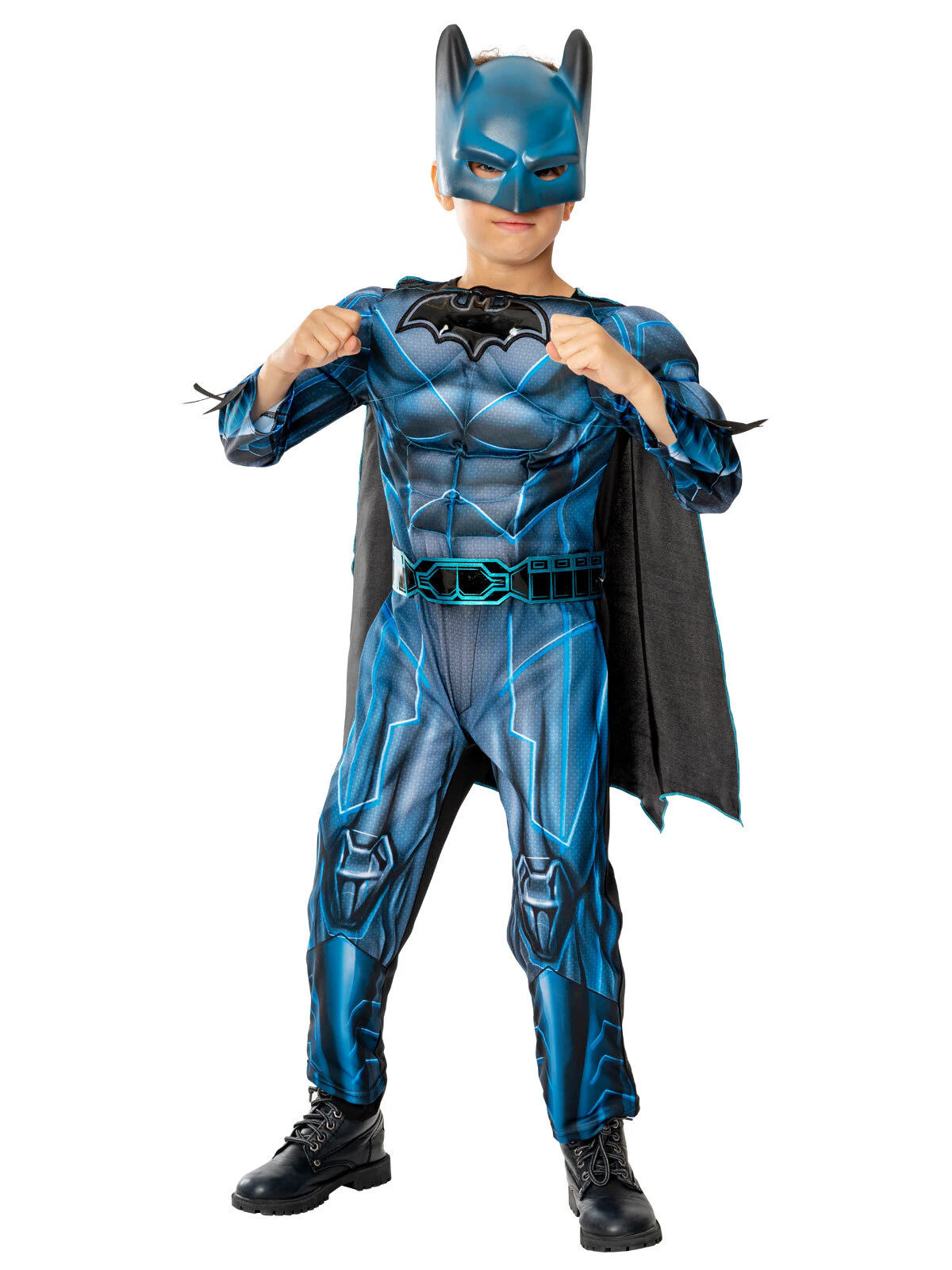 Dc Comics Bat-Tech Batman Dress Up Halloween Party Costume Jumpsuit Size 3-5