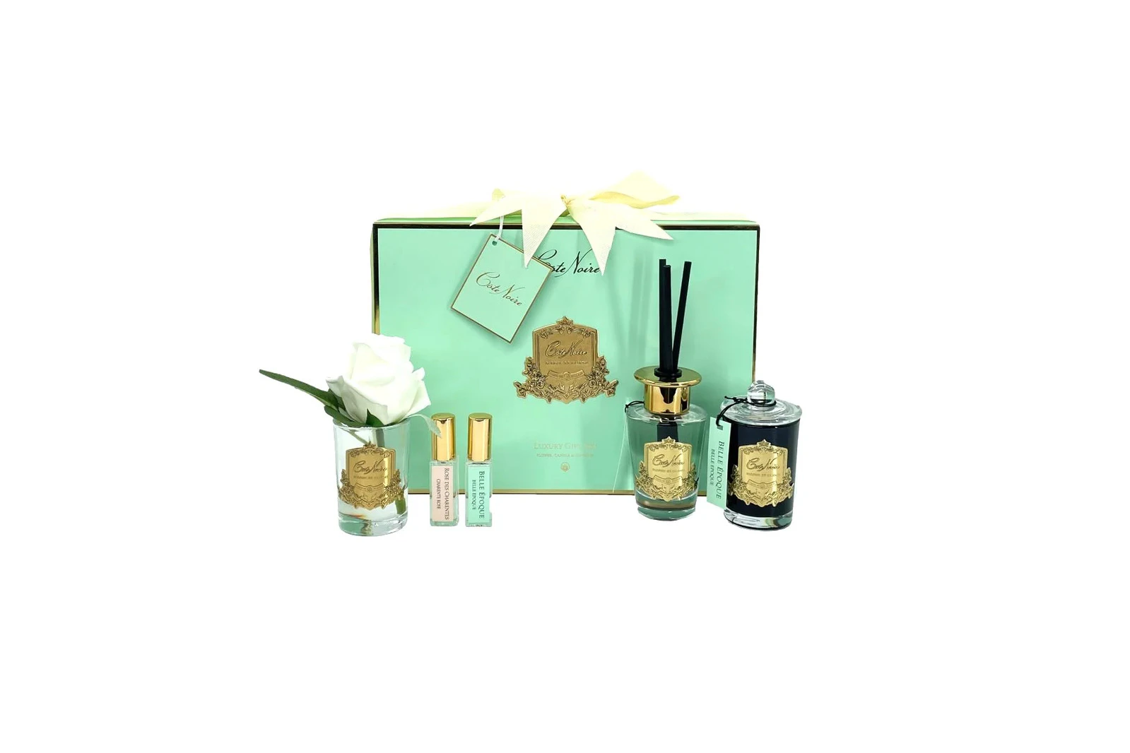 Cote Noire Gift Pack (Flower, Candle & Diffuser) - Belle Epoque GP51