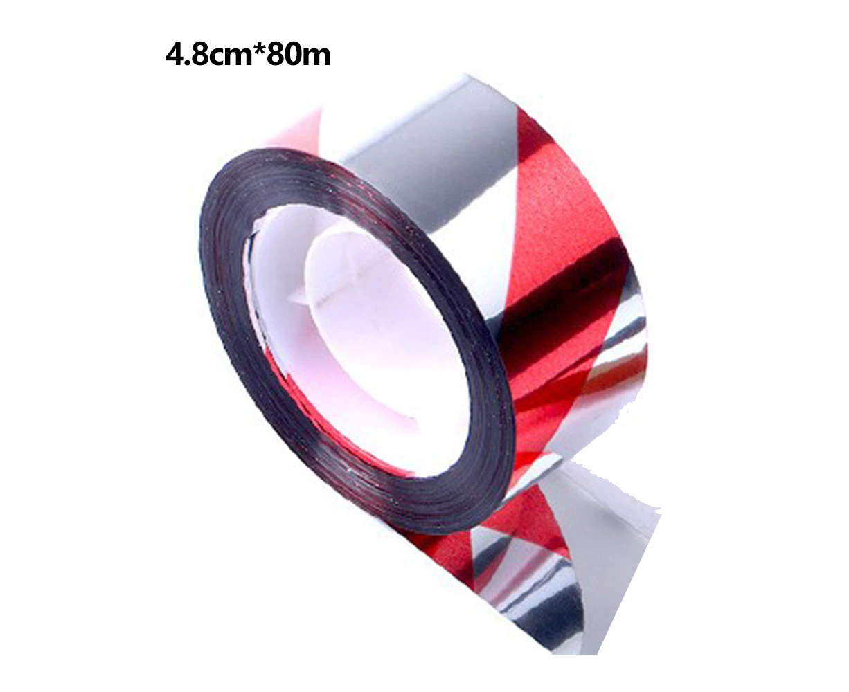 328/262ft Bird Scary Tape Ribbon Multi Color Bird Control - Red snail