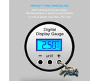 Inflator Pump Convenient Digital Display Electric Auto Control Cordless Car Air Pump for Motorcycle-Digital