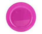 60 x REUSABLE PINK SNACK PLATES Dishwasher Safe Reuse Recycle Parties Decor BBQs Party Ware Reusable Dessert Plate Side Plate