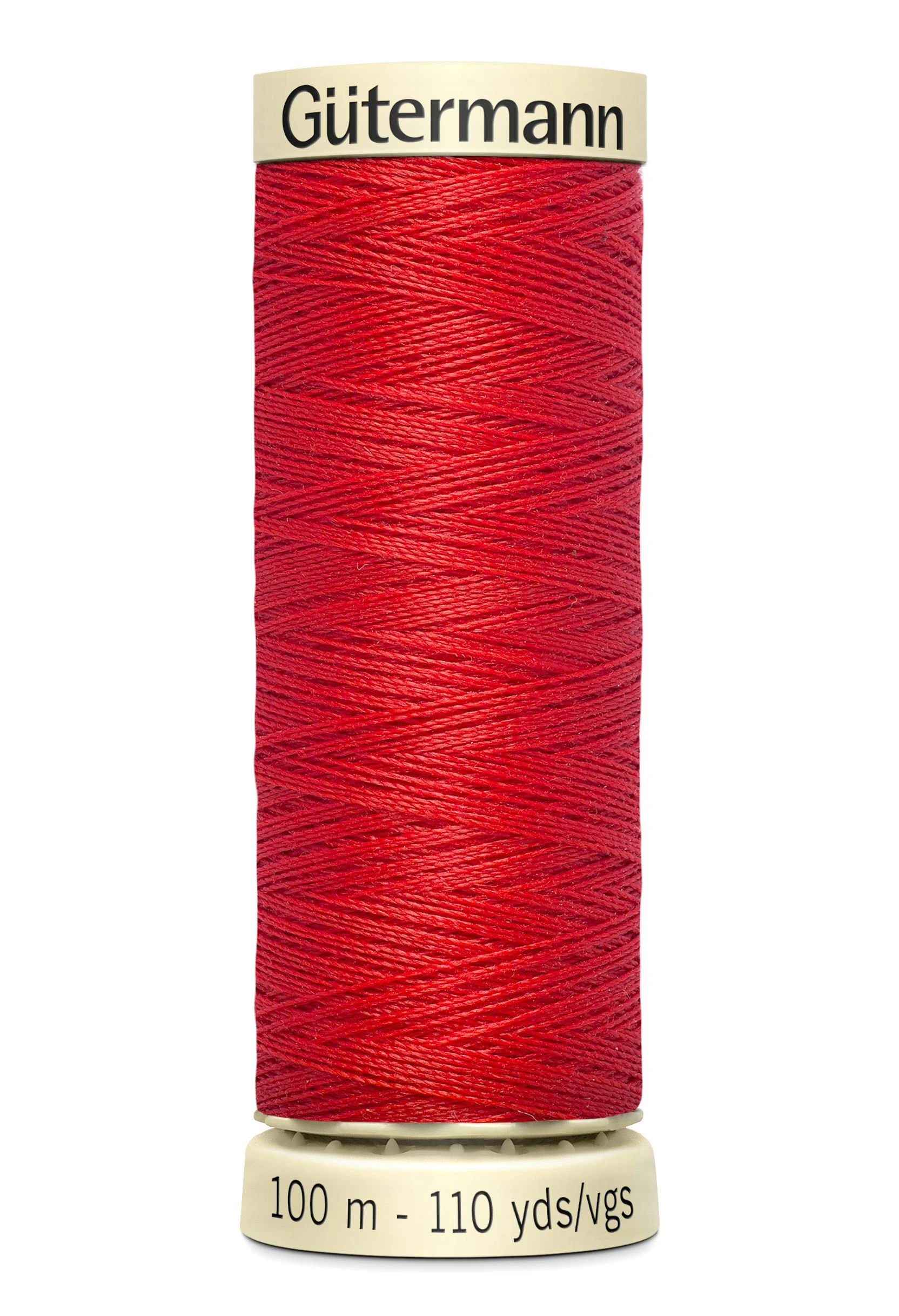 Gutermann Sew-all Thread 100m #364 BRIGHT RED, 100% Polyester