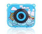 TODO 1080p FHD Kids Action Sports Camera 30M Waterproof 2" LCD Action Cam - Blue