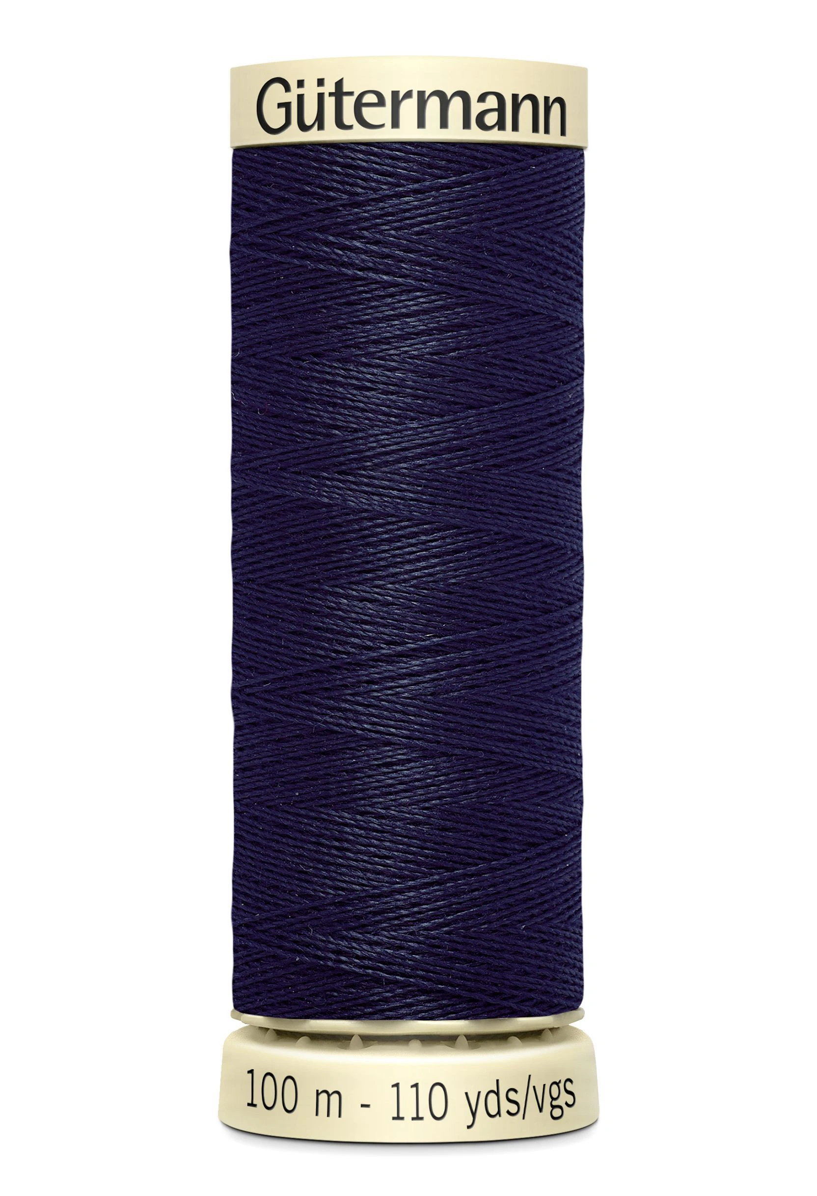 Gutermann Sew-all Thread 100m #339 VERY DARK NAVY BLUE, 100% Polyester