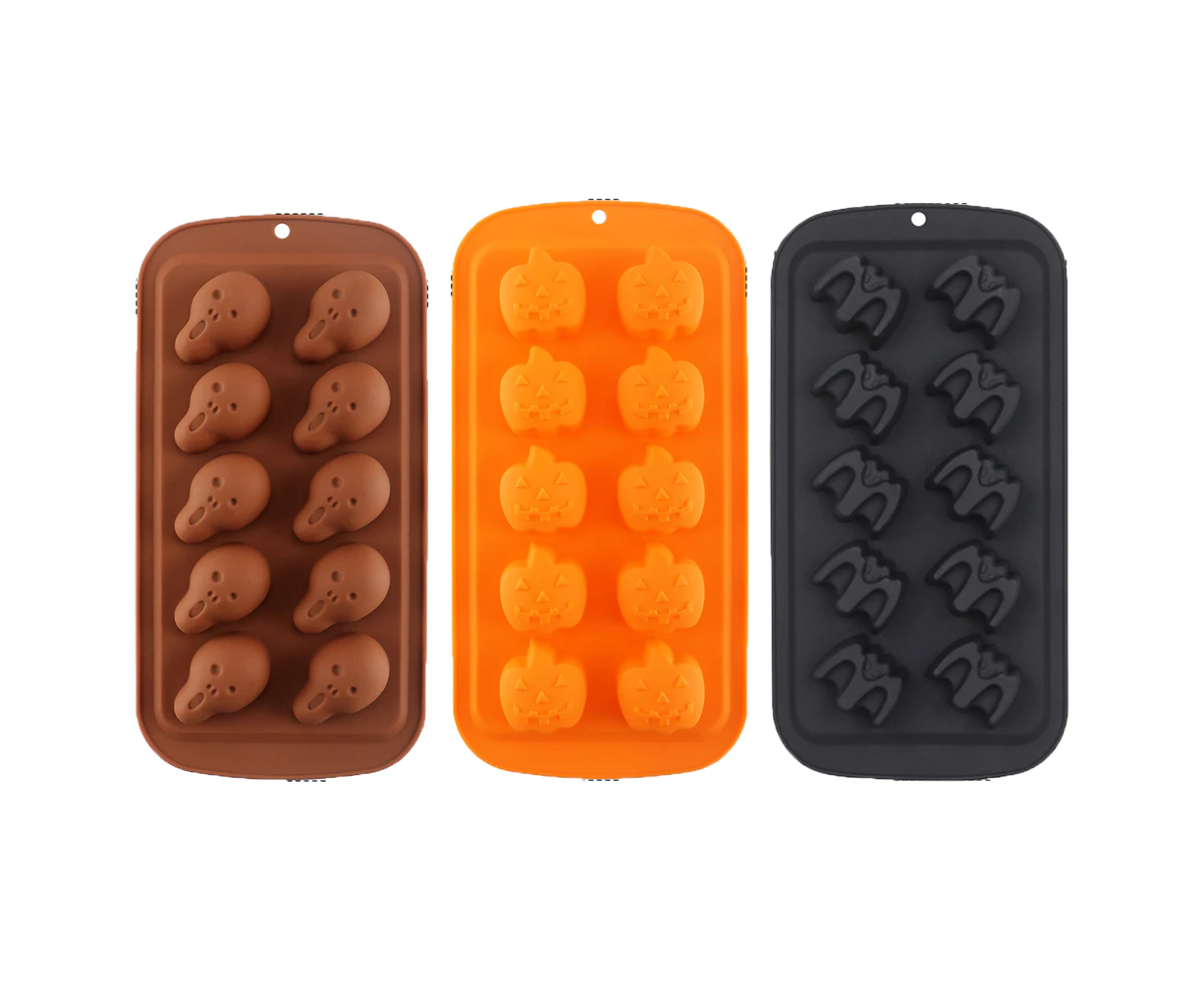 Spooky Halloween Shaped Ice Cube Tray / Food Molds - Fun Scary Designs