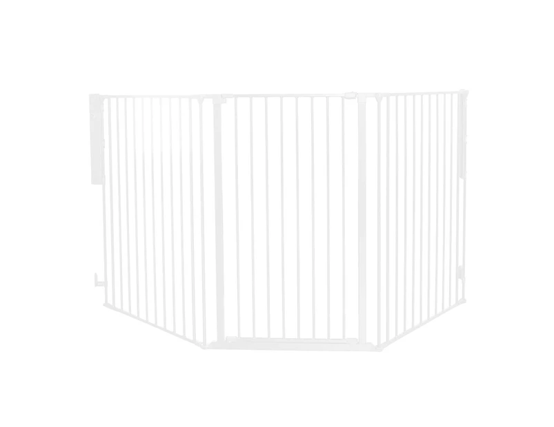 DogSpace Rocky Large Extra Tall Safety Gate Adjustable 104.5x221cm Dog/Pet White