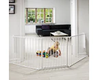 DogSpace Max Safety Security Barrier/Gate Large 71x223cm Dog/Pet  White