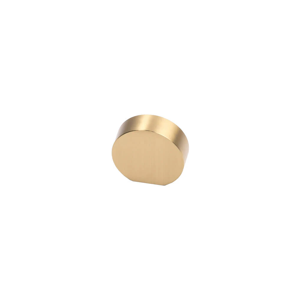 MANOVELLA Katherina Disc Cabinet Knob - Brushed Brass