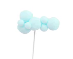 Soft Cloud Cake Topper Baby Shower Kids Birthday Festival Party DIY Decoration-Blue Long - Blue Long