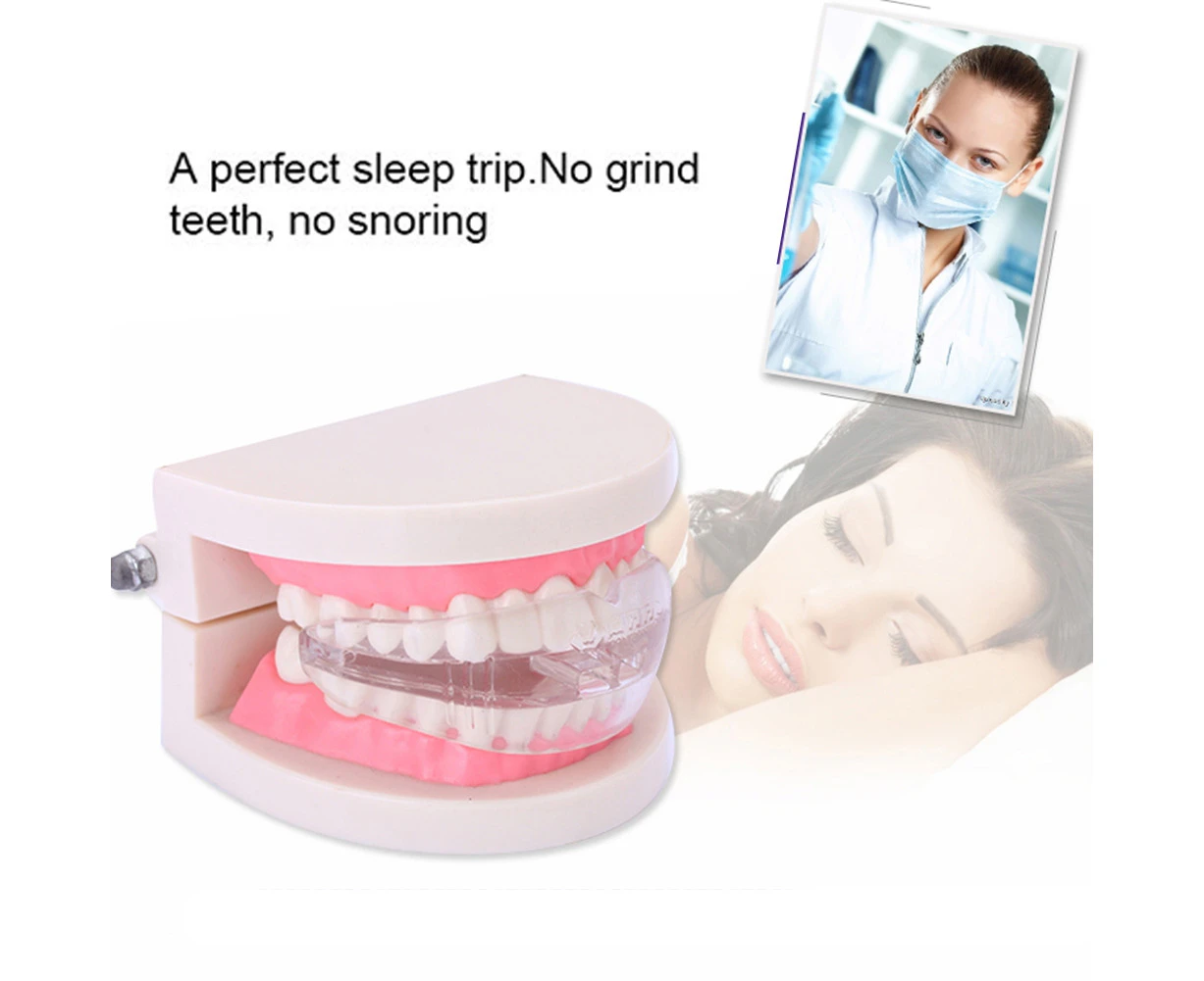 Silicone Anti Snoring Stop Device Adjustable Mouthpiece Mouth Guard Sleep Aid