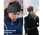 Ear Warmer Headband Full Cover Ear Muffs Headband Sports Headband for Outdoor Use Sports Fitness - Brown