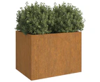 vidaXL Planter 62x47x46 cm Corten Steel