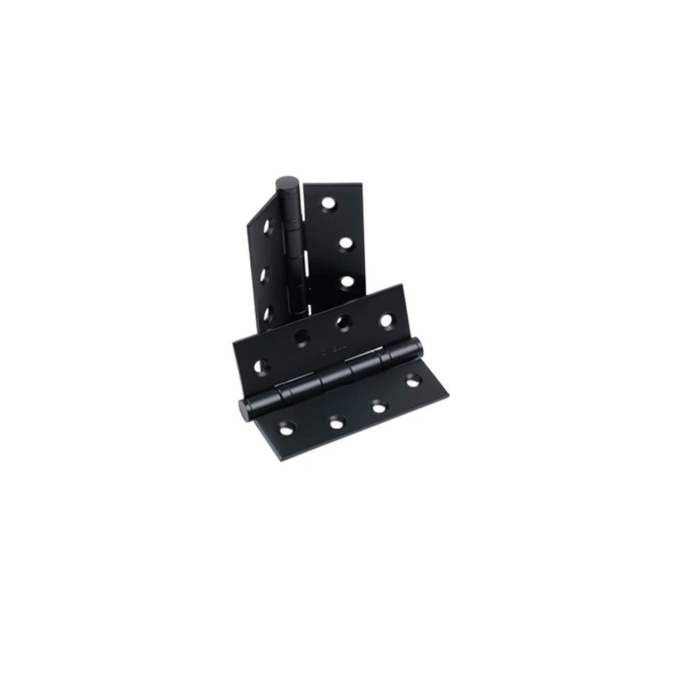 MANOVELLA Ball Bearing Hinge (Pair) - 100mm x 75mm - Matte Black