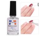 10ML Nail Remover Glue Wide Application Harmless with Brush Powerful Debonding Anti Gelling Agent for Fake Fingernails