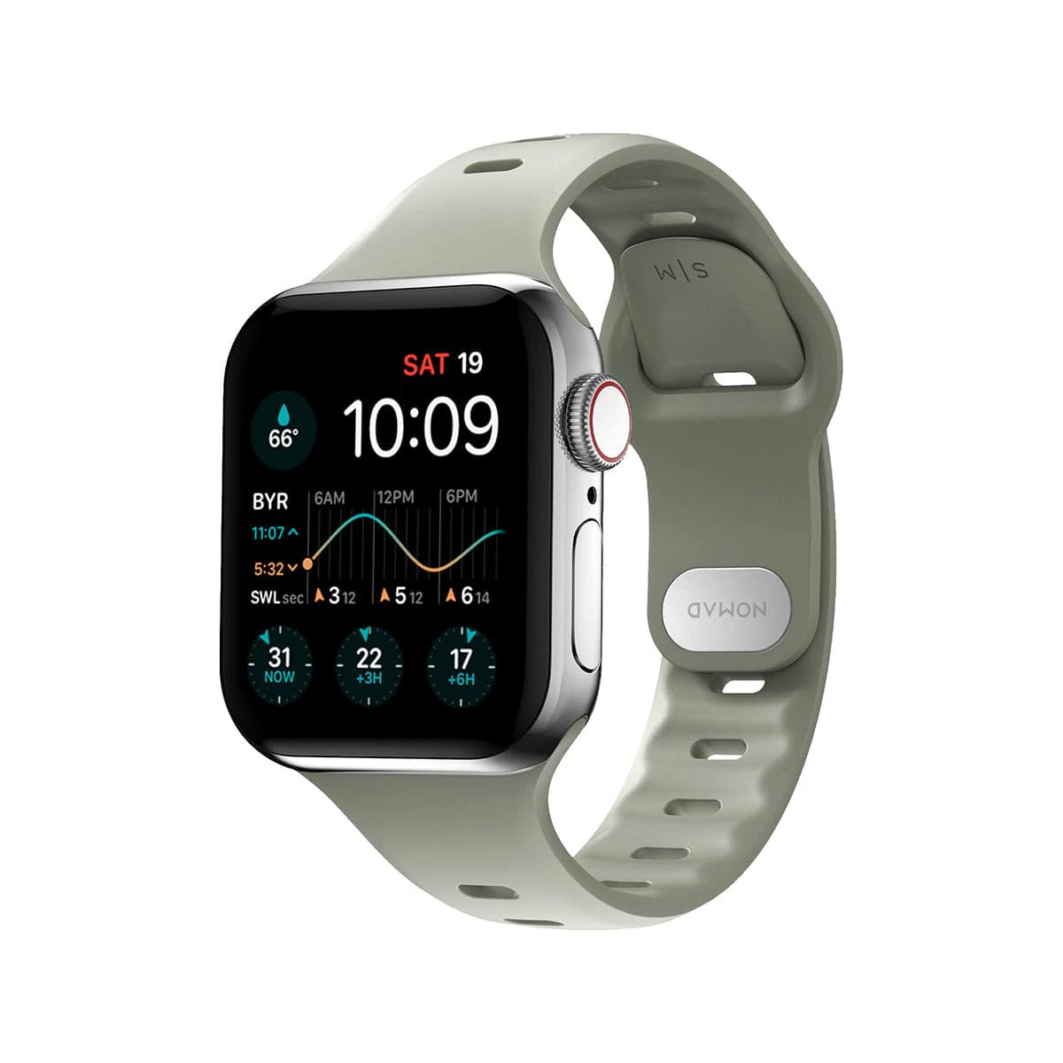 NOMAD Sport Slim 40mm / 41mm Band for Apple Watch - Sage