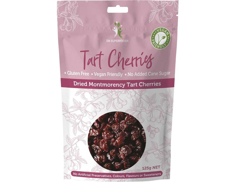 Natural Dried Tart Cherries 125g