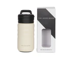 The Good Brand 355ml Stainless Steel Insulated Drink Bottle Double Wall Natural