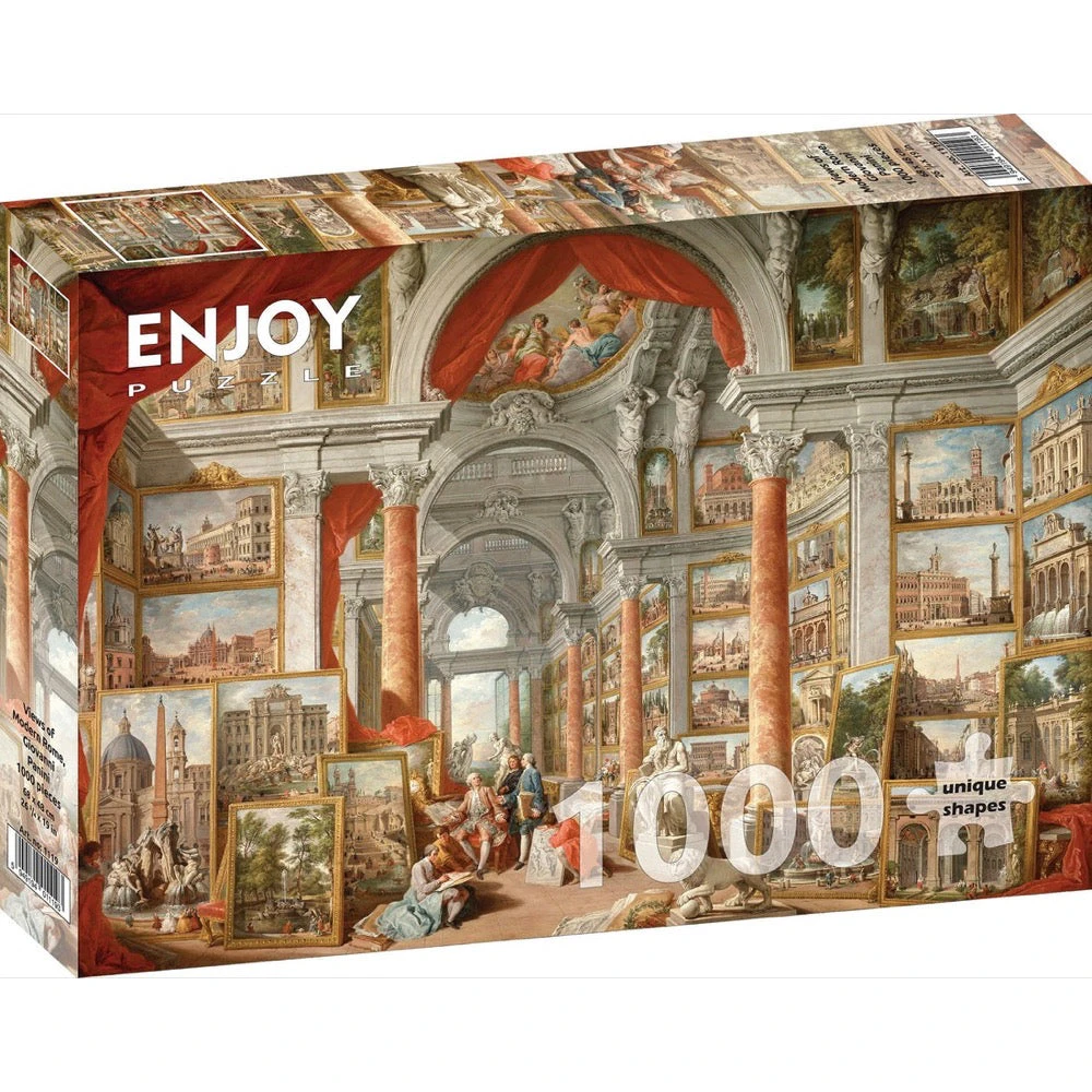 Enjoy 1119 Paolo Panini: Views of Modern Rome 1000pc Jigsaw Puzzle